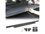 Retractable Cargo Cover (18-23 Jeep Wrangler JL 4-Door w/ Hard Top, Excluding 4xe)