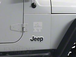 SEC10 Side Accent Decal with XT Logo; Silver (20-23 Jeep Gladiator JT)