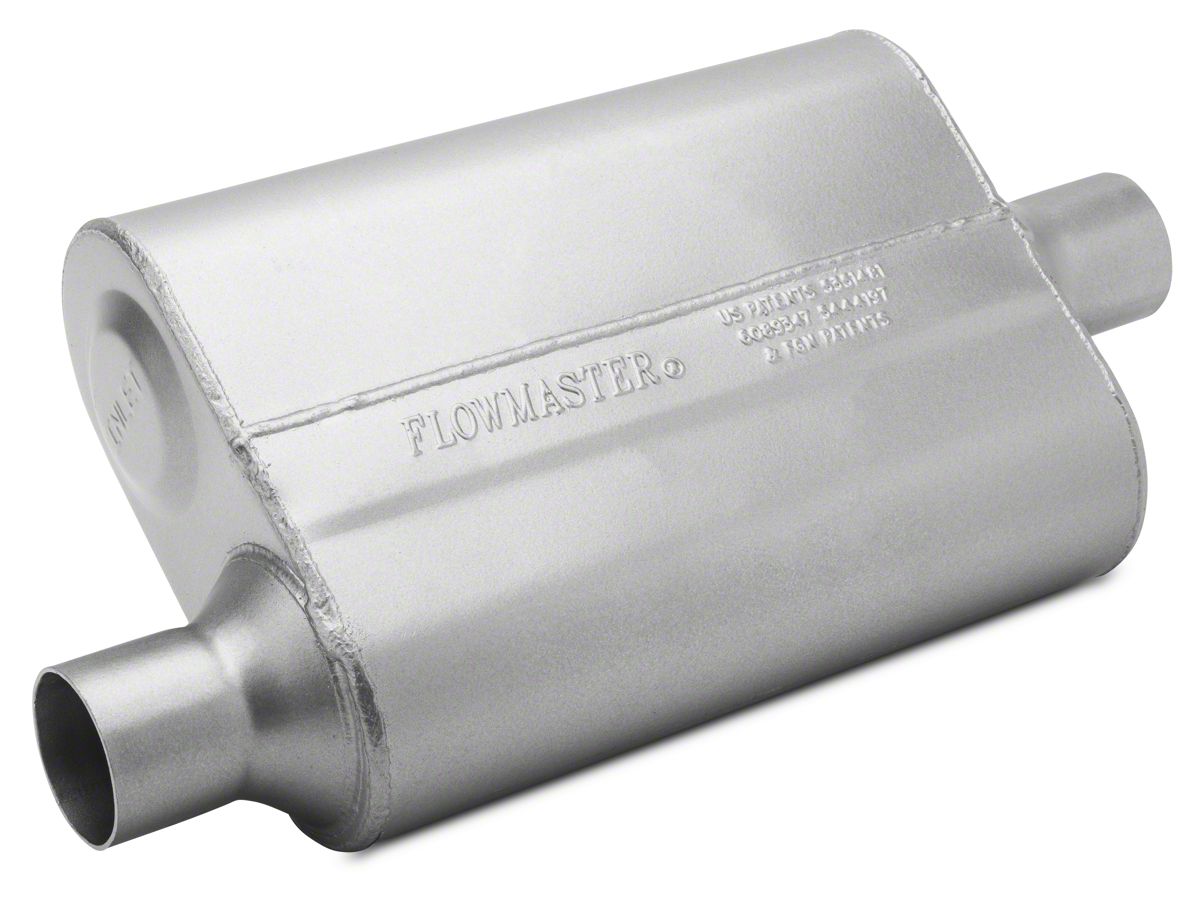 Flowmaster Jeep Wrangler Original 40 Series Muffler;   Inlet/ Outlet 42441 (Universal; Some Adaptation May Be Required) -  Free Shipping