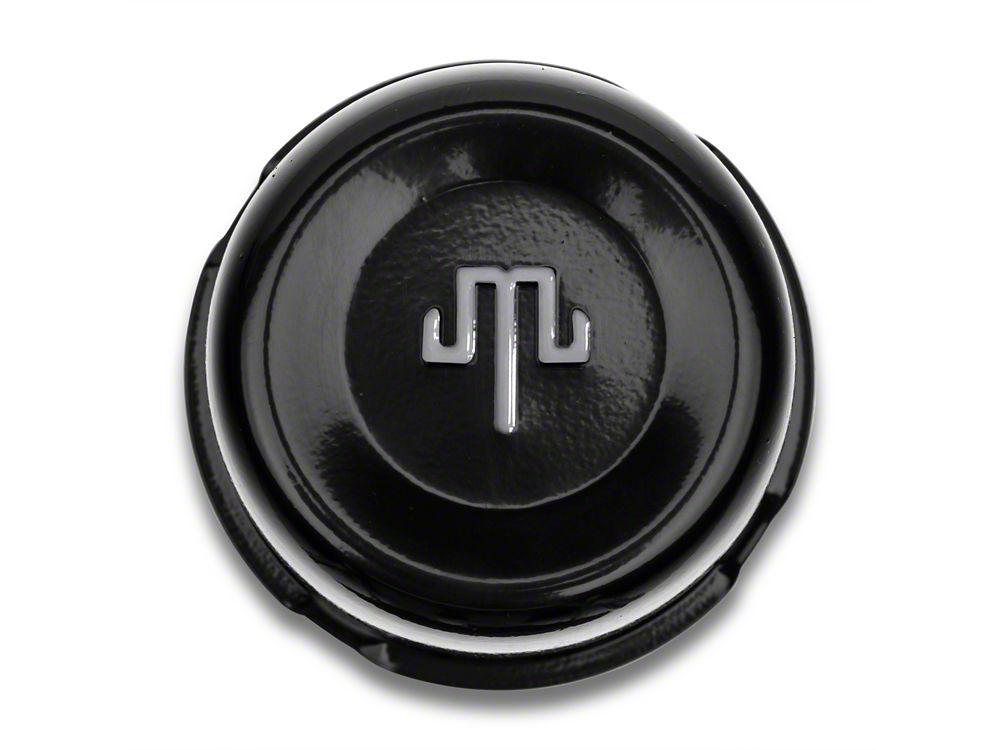 Mammoth Steel Wheel Center Cap; Black (Fits Mammoth Steel