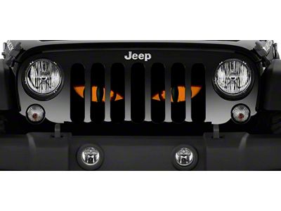 Grille Insert; Chaos Orange Eyes (20-24 Jeep Gladiator JT)