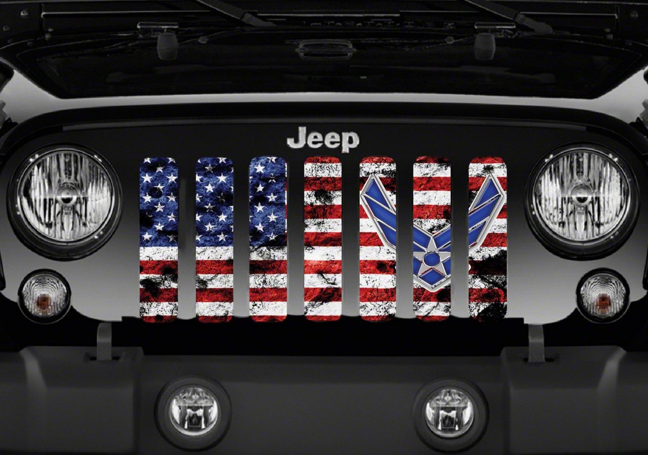 Jeep Gladiator Grille Insert; Dirty Grace Fly High (20-23 Jeep ...