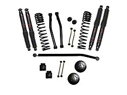 SkyJacker 3.50-Inch Dual Rate Long Travel Suspension Lift Kit with 2-Inch Rear Coil Spacers and Black MAX Shocks (20-23 Jeep Gladiator JT, Excluding Launch Edition, Mojave & Rubicon)