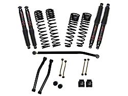 SkyJacker 3.50-Inch Dual Rate Long Travel Suspension Lift Kit with 2-Inch Rear Coil Springs and Black MAX Shocks (20-24 Jeep Gladiator JT Launch Edition, Rubicon)
