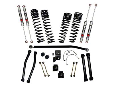 SkyJacker 4.50-Inch Dual Rate Long Travel Suspension Lift Kit with 3-Inch Rear Coil Springs and M95 Performance Shocks (20-23 Jeep Gladiator JT, Excluding Launch Edition, Mojave & Rubicon)