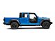 Fishbone Offroad Front Tube Doors; Textured Black (20-24 Jeep Gladiator JT)