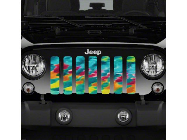 Grille Insert; Tropical Tie Dye (20-24 Jeep Gladiator JT)