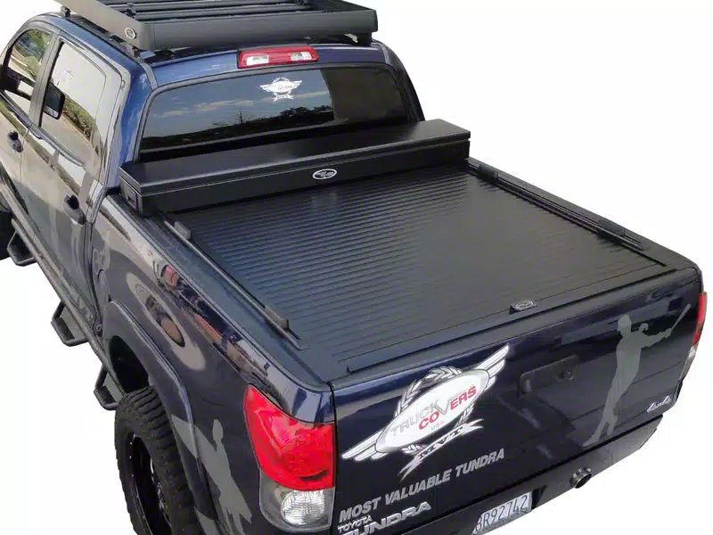 Jeep Gladiator American Work Jr. Tool Box Hard Retractable Tonneau ...