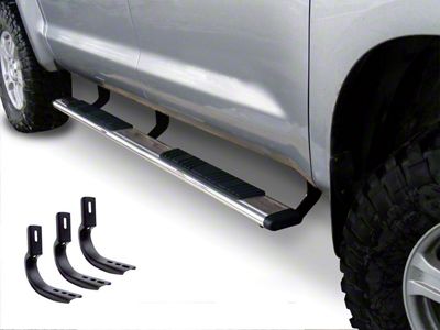 Go Rhino 5-Inch OE Xtreme Low Profile Side Step Bars; Polished (20-24 Jeep Gladiator JT)