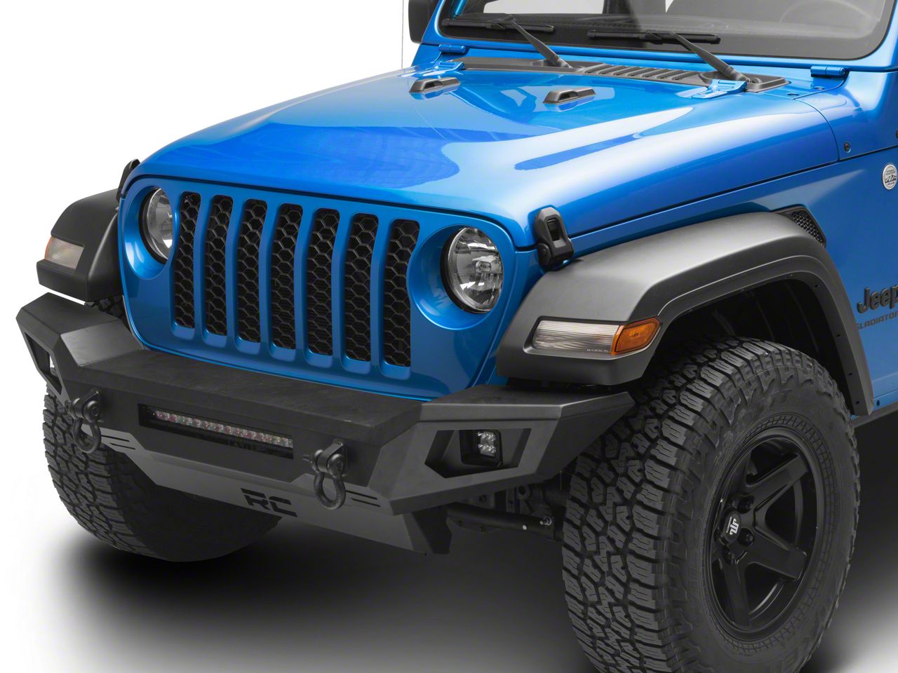 Rough Country Jeep Gladiator FullWidth Front Bumper; Satin Black 10635