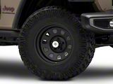 Mammoth D Window Matte Black Steel Wheel; 17x9; -6mm Offset (20-26 Jeep Gladiator JT)