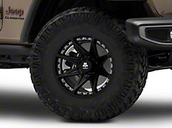 Mammoth Type 88 Matte Black Wheel; 17x9 (20-23 Jeep Gladiator JT)