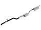 Borla Climber Touring Single Exhaust System with Black Tip; Turn Down (20-24 3.6L Jeep Gladiator JT)