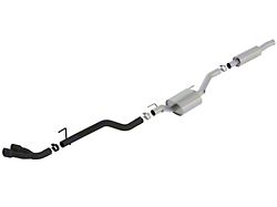 Borla S-Type Single Exhaust System with Ceramic Black Tips; Side Exit (20-23 3.6L Jeep Gladiator JT)