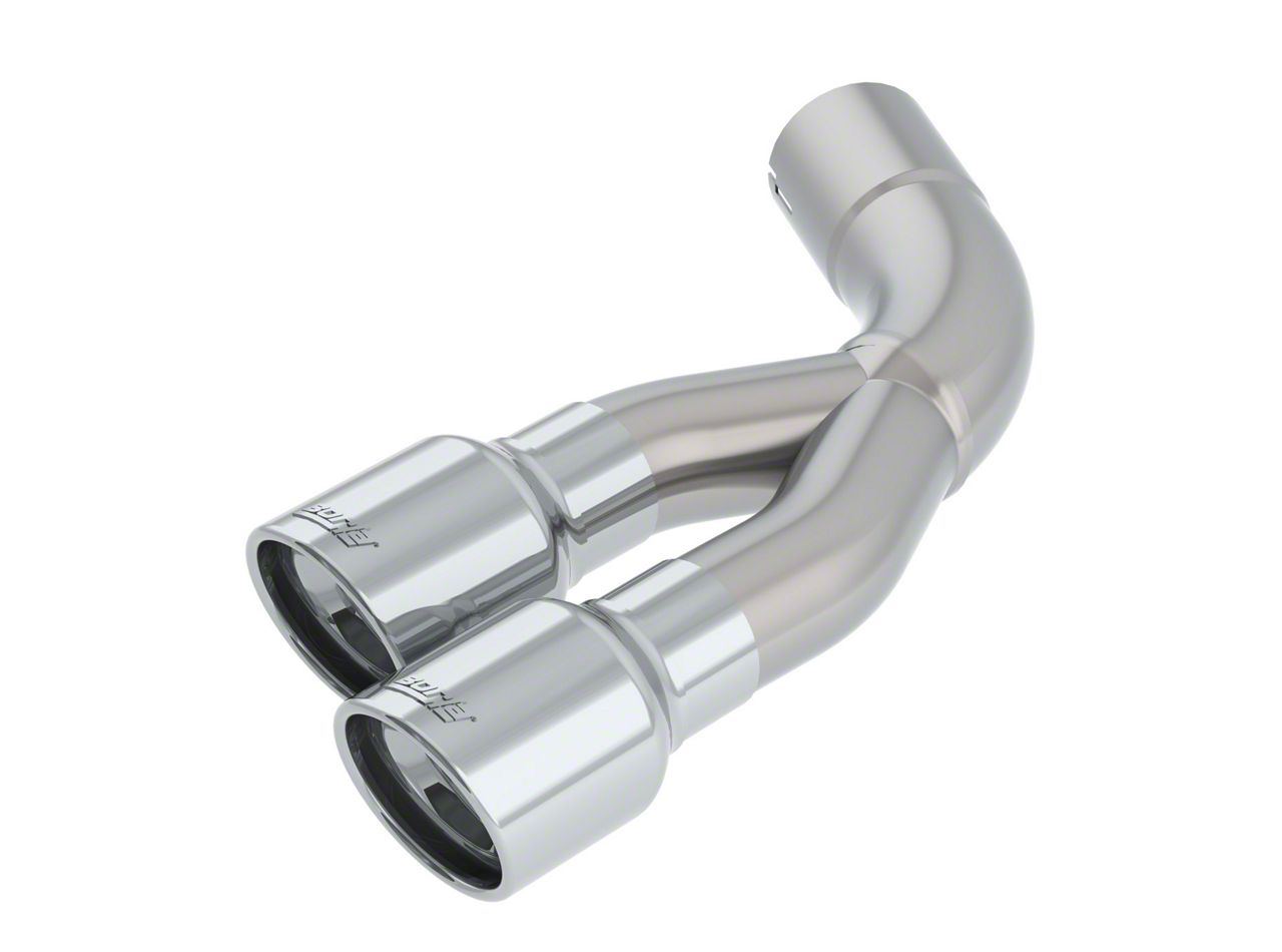 Borla Climber Exhaust System Exhaust Tips; 3.50-Inch; Polished (20-23 Jeep Gladiator JT)