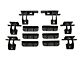 Dominator D1 Cab Length Drop Side Step Bars; Textured Black (20-22 Jeep Gladiator JT)