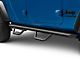 Dominator D2 Cab Length Side Step Bars; Textured Black (20-22 Jeep Gladiator JT)