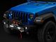 Barricade Trail Force HD Front Bumper with LED Lights and 9,500 lb. Winch (20-24 Jeep Gladiator JT)