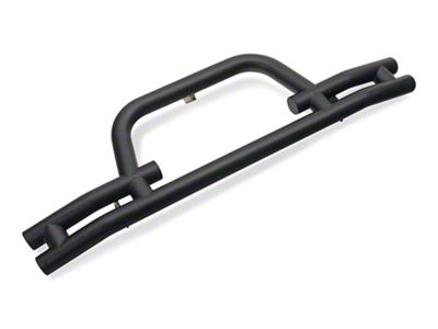 Barricade Tubular Front Bumper with Winch Cutout; Textured Black (20-24 Jeep Gladiator JT)