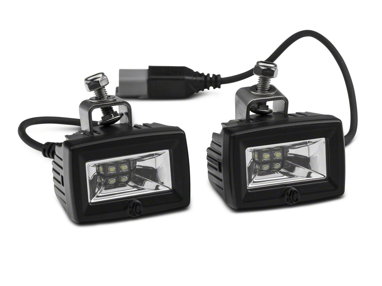 Deegan 38 Front Bumper LED Flood Lights (20-23 Jeep Gladiator JT)