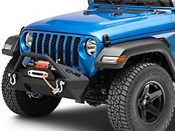 DV8 Offroad FS-15 Hammer Forged Stubby Front Bumper with Fog Light Openings (20-21 Jeep Gladiator JT)