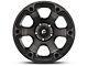 Fuel Wheels Beast Matte Black Double Dark Tint Wheel; 17x9 (20-24 Jeep Gladiator JT)
