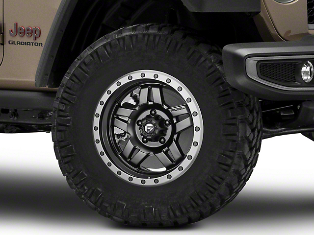 Fuel Wheels Anza Matte Black Wheel; 17x8.5 (20-23 Jeep Gladiator JT)
