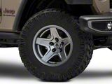 Mammoth Boulder Charcoal Wheel; 17x9; -6mm Offset (20-26 Jeep Gladiator JT)