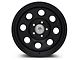 Mammoth 8 Steel Black Wheel with Polished Center Cap; 17x9 (20-24 Jeep Gladiator JT)