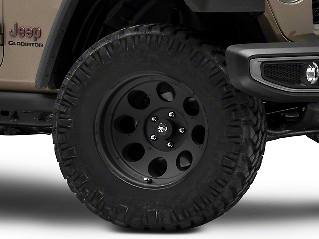 Pro Comp Wheels 69 Series Vintage Flat Black Wheel; 17x9 (20-23 Jeep Gladiator JT)