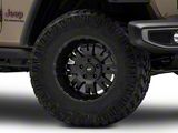 Pro Comp Wheels 01 Series Satin Black Wheel; 17x9 (20-22 Jeep Gladiator JT)