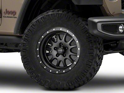 Pro Comp Wheels Syndrome Satin Black Wheel; 17x9 (20-24 Jeep Gladiator JT)