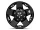 XD Rockstar Matte Black Wheel; 17x9 (20-24 Jeep Gladiator JT)