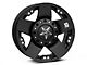 XD Rockstar Matte Black Wheel; 17x9 (20-24 Jeep Gladiator JT)