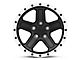 Rovos Wheels Tenere Matte Black with Machined Lip Wheel; 17x9 (20-24 Jeep Gladiator JT)