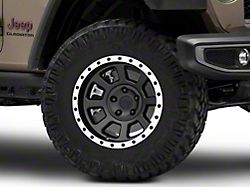Rovos Wheels Kalahari Matte Black with Machined Lip Wheel; 17x9 (20-23 Jeep Gladiator JT)