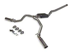 Flowmaster American Thunder Dual Exhaust System with Polished Tips; Side Exit (20-22 3.6L Jeep Gladiator JT)