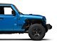 Barricade HD Flat Fender Flares with LED DRL and Turn Signal; Front (20-24 Jeep Gladiator JT)