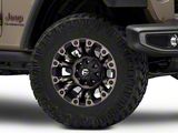 Fuel Wheels Vapor Matte Black Machined Wheel; 18x9 (20-22 Jeep Gladiator JT)