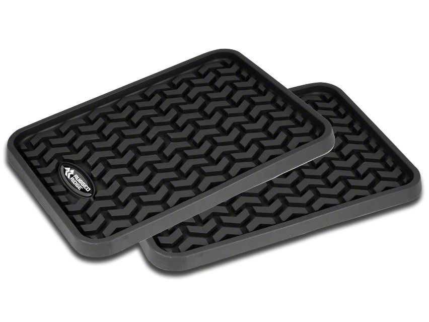 Rugged Ridge Jeep Gladiator AllTerrain Rear Floor Liners; Black 82950.