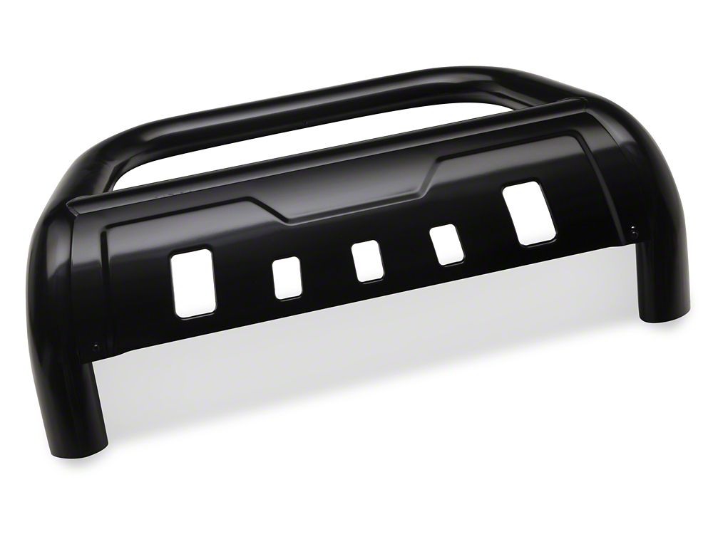 Barricade 3.50-Inch Oval Bull Bar with Skid Plate; Black (20 Barricade 3.50-Inch Oval Bull Bar with Skid Plate; Black (20