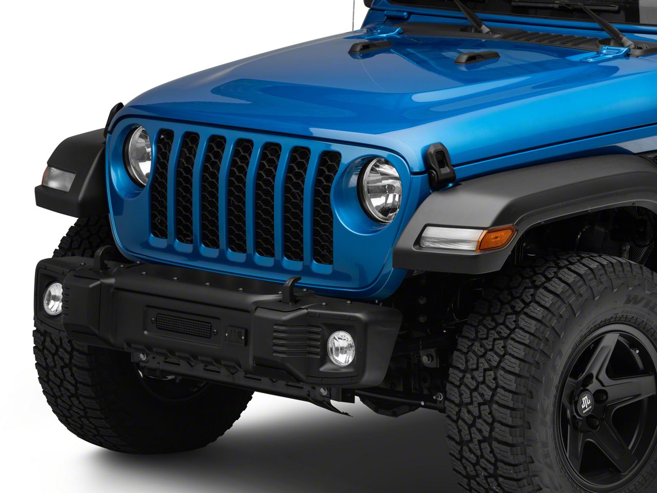 Rugged Ridge Jeep Gladiator Spartacus Stubby Front Bumper; Satin Black ...