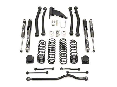 ReadyLIFT 4-Inch Terrain Flex Max 4-Arm Suspension Lift Kit with Falcon 2.1 Monotube Shocks (20-23 Jeep Gladiator JT, Excluding Mojave)