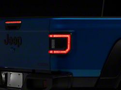 Oracle Flush Mount LED Tail Lights; Black Housing; Clear Lens (20-23 Jeep Gladiator JT)