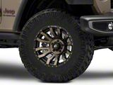 Fuel Wheels Blitz Matte Black Double Dark Tint Wheel; 17x9; -12mm Offset (20-26 Jeep Gladiator JT)