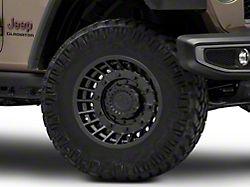 Fuel Wheels Militia Matte Black Wheel; 17x9 (20-24 Jeep Gladiator JT)