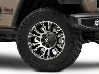 Fuel Wheels Vapor Matte Black Double Dark Tint Wheel; 18x9 (20-23 Jeep Gladiator JT)