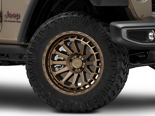 Black Rhino Raid Matte Bronze Wheel; 20x9.5 (20-23 Jeep Gladiator JT)