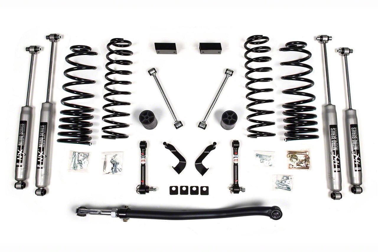 BDS 3-Inch Suspension Lift Kit with NX2 Shocks (20-23 3.6L Jeep Gladiator JT, Excluding Mojave)