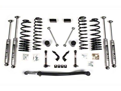 BDS 3-Inch Suspension Lift Kit with NX2 Shocks (20-24 3.6L Jeep Gladiator JT, Excluding Mojave)